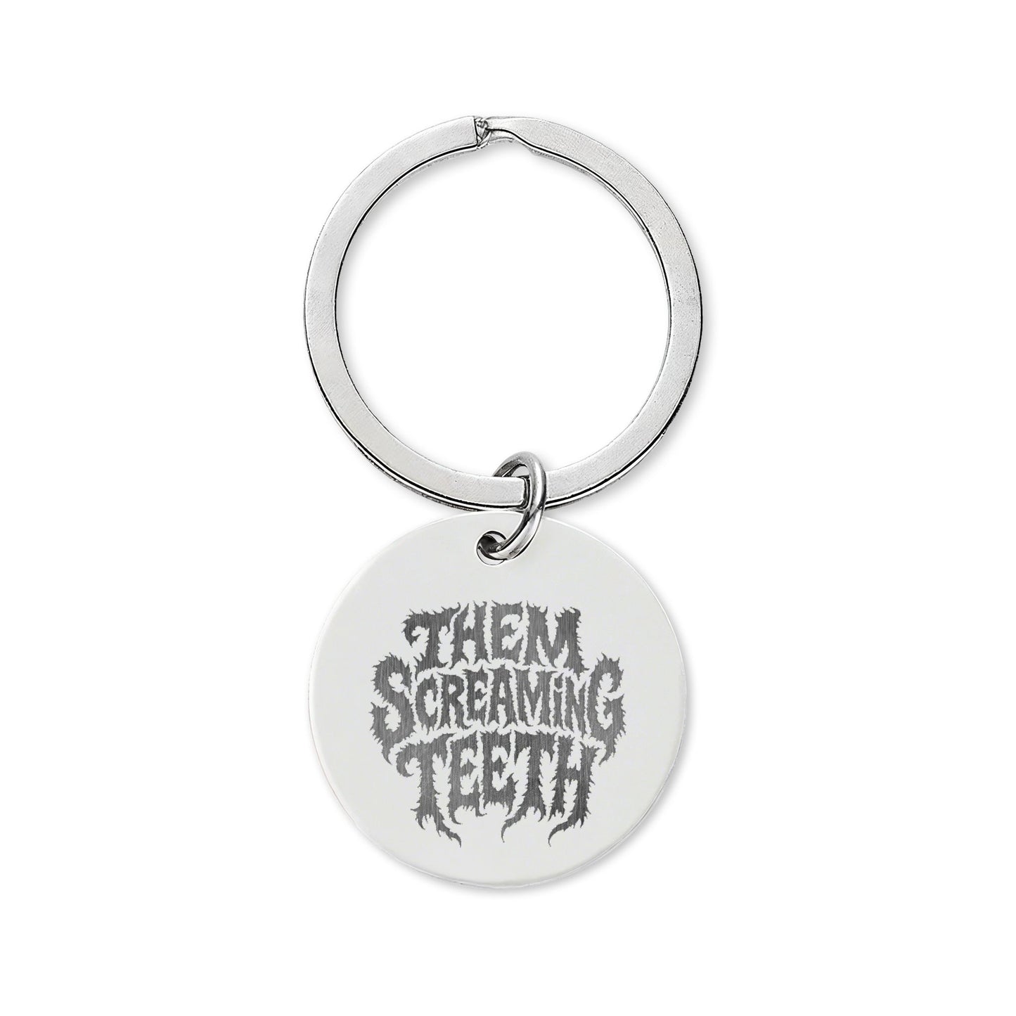 Them Screaming Teeth, Keyring (Engraved)