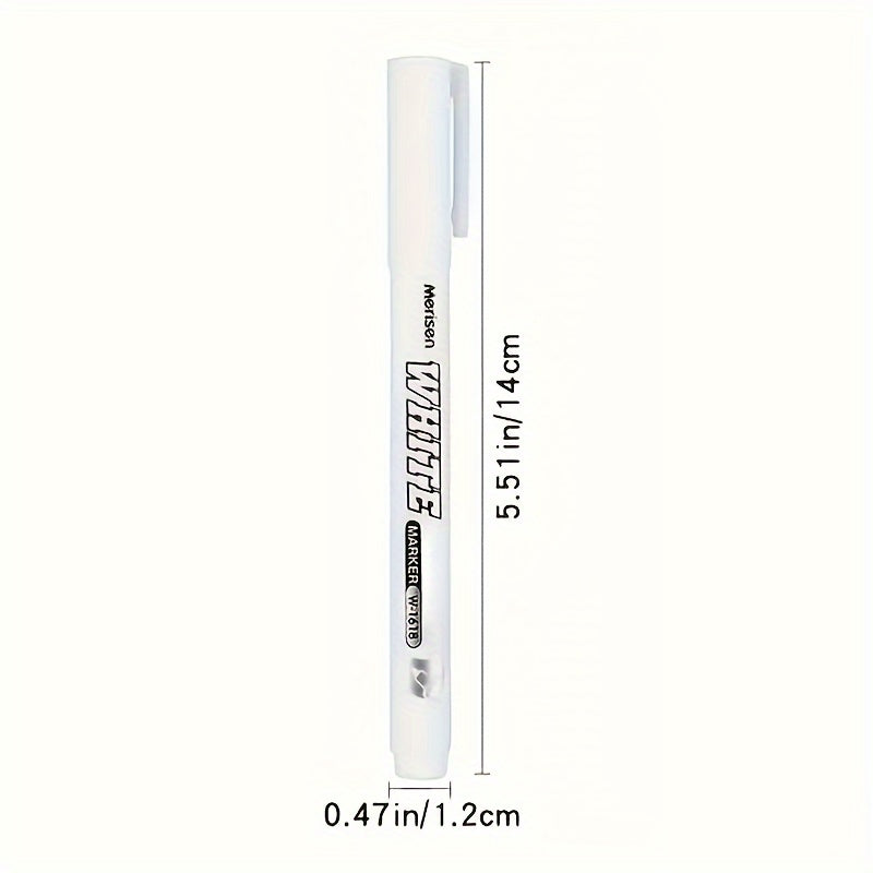 4 Pack Of White Paint Markers