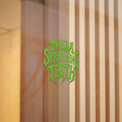 Them Screaming Teeth, Die-Cut Stickers, 5 Pcs