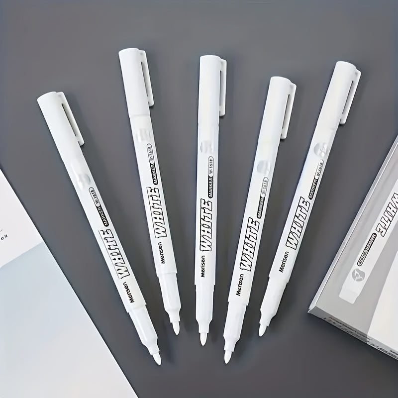 4 Pack Of White Paint Markers